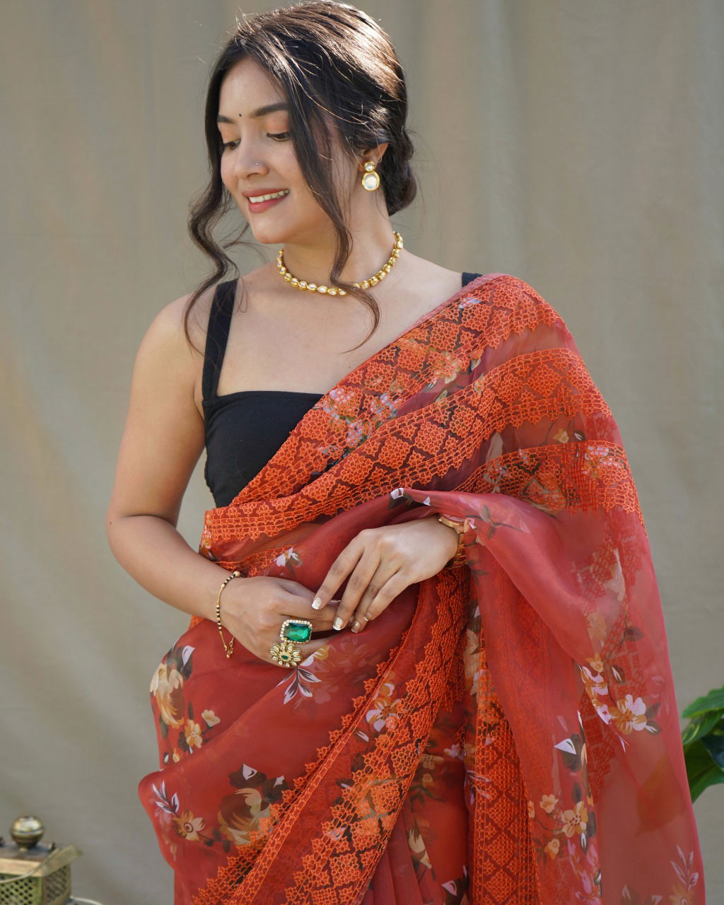 Nitya 1 New Designer Party Wear Organza Latest Saree Collection